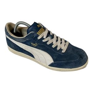 Puma Navy Blue Liga Shoes Sneakers Retro Classic